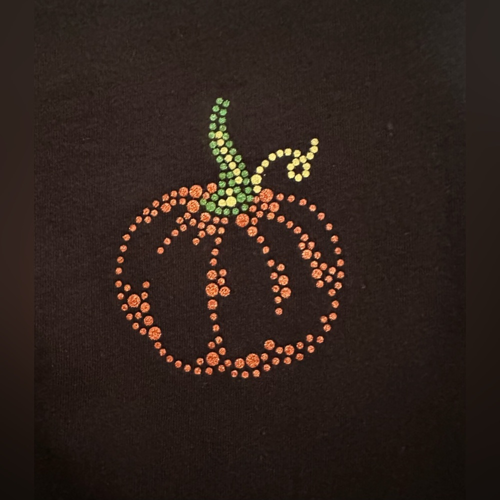 Black Long Sleeve Target Shirt Pumpkin Design for autumn Halloween vintage 2000 - Picture 8 of 9